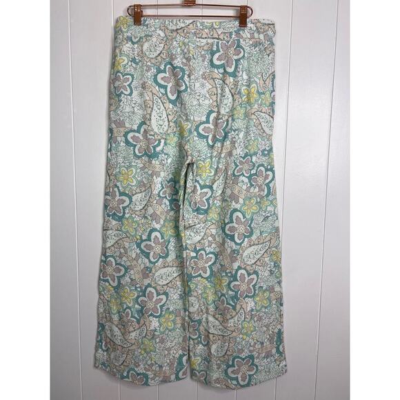 NWT Sundry Paisley Flare Pants Size Large/3 - Picture 7 of 9
